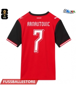 Günstige Österreich Marko Arnautovic #7 Heimtrikot WM 2026 Kurzarm